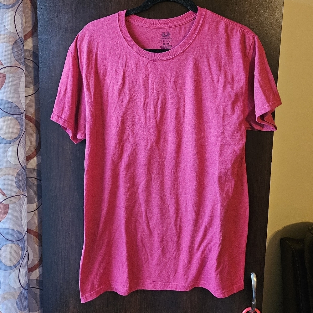 Fruit of the Loom Vibrant Pink Short Sleeve Tee
